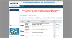 Desktop Screenshot of ieee-dz.org